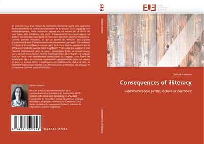 Consequences of Illiteracy - Lesenne-S
