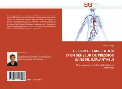 Design Et Fabrication d''un Senseur de Pression Sans Fil Implantable - Daigle-M