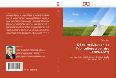 Dé-Collectivisation de L Agriculture Albanaise (1989 2002) - Civici-A