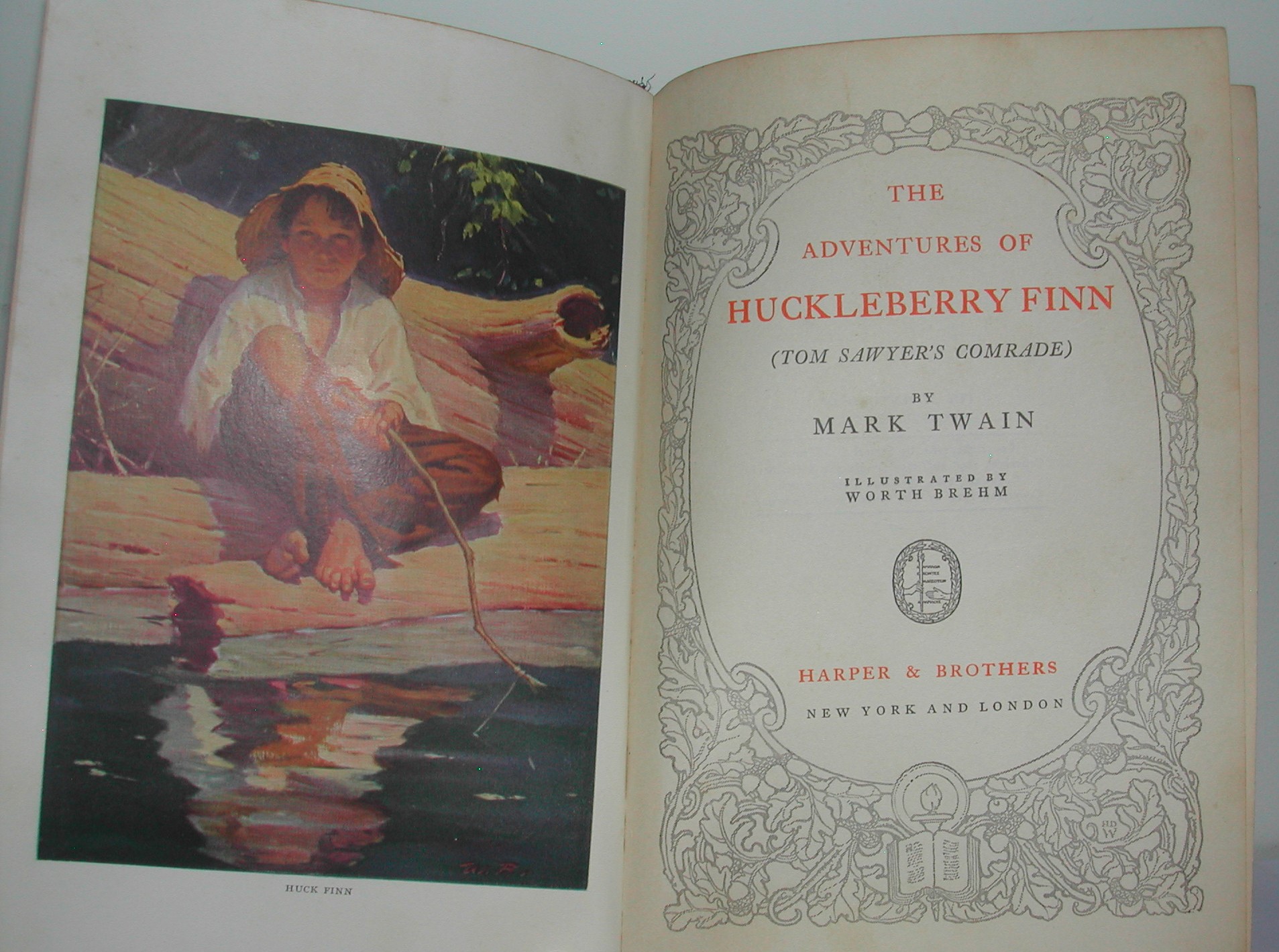 The Adventures of Huckleberry Finn(Tom Sawyer's Comrade) by Mark Twain