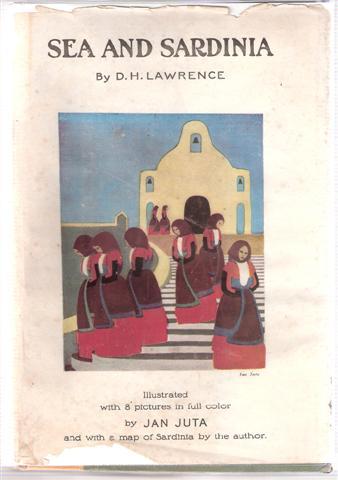 Sea And Sardinia By Lawrence D H Fair Hardcover 1921 First Edition Bearly Read Books