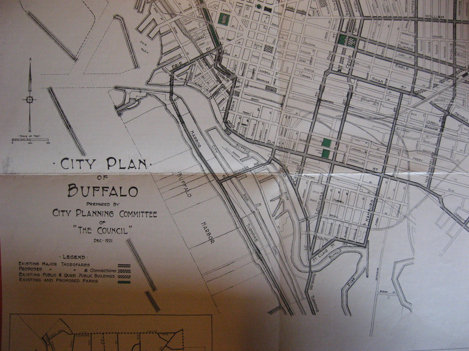City Facts by Buffalo City Planning Association Inc. Very Good Hard Cover (1922) Ex Library
