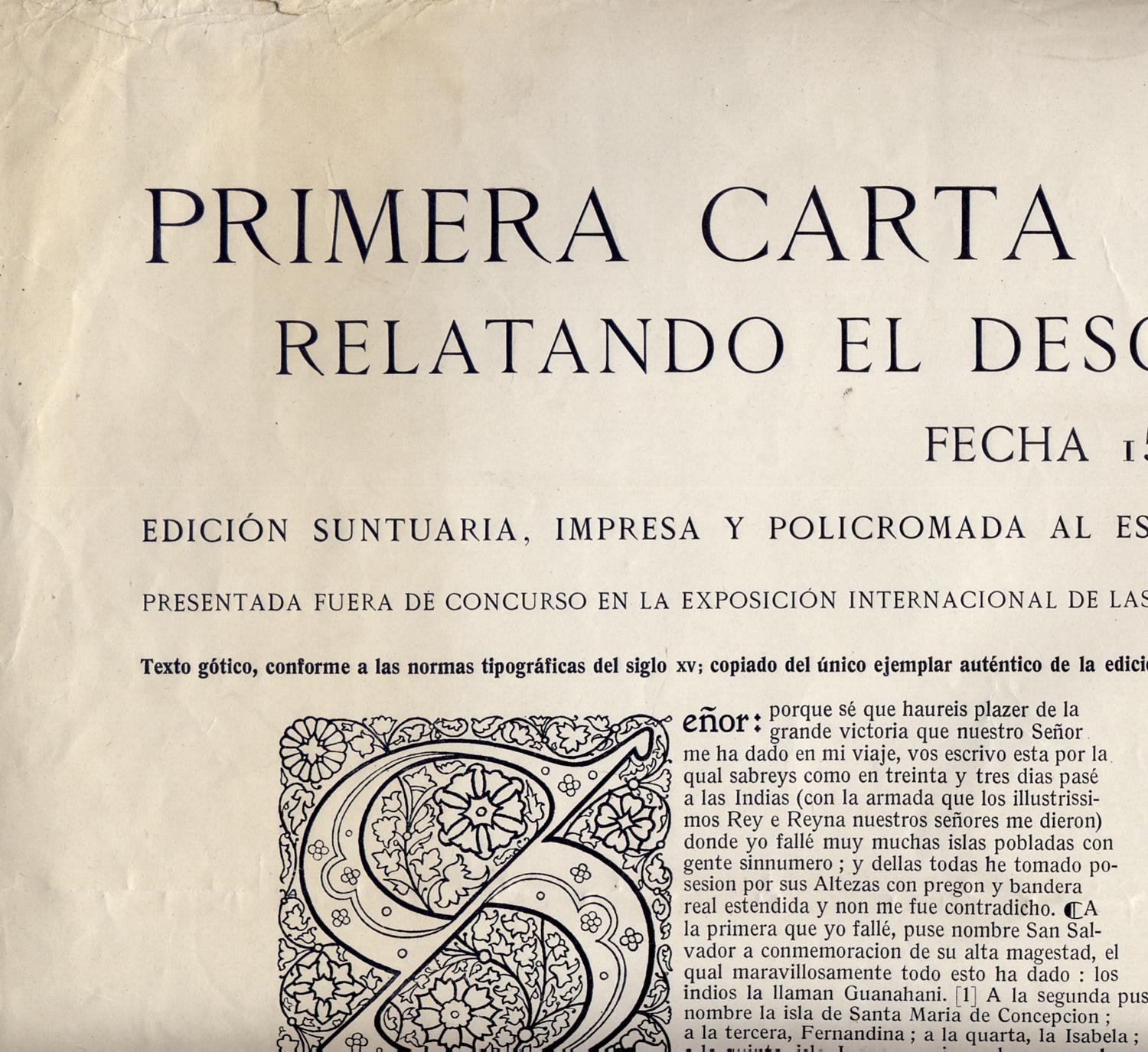 Carta De Cristobal Colon Images And Photos Finder