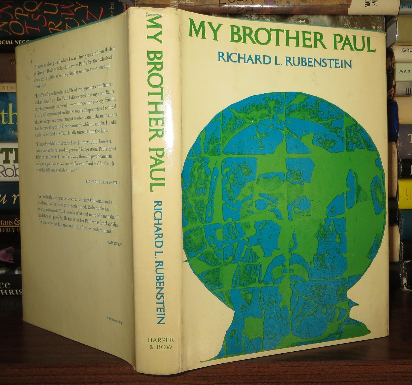 MY BROTHER PAUL by Rubenstein, Richard L. Hardcover (1972) First