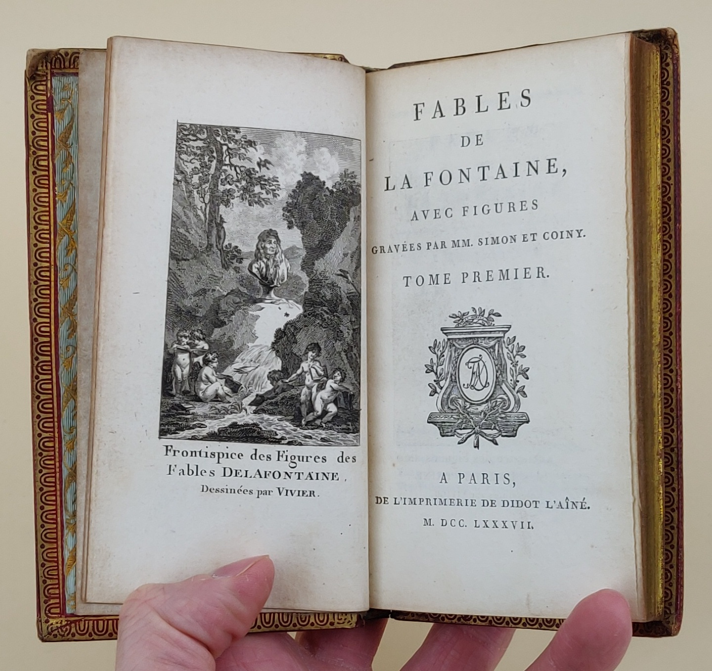 Fables De Fontaine Avec Figures Gravees Par Mm Simon Et Coiny By La Fontaine Jean De Very Good Hardcover 1787 Leakey S Bookshop Ltd