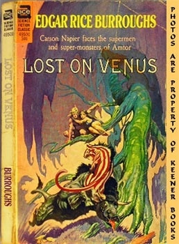 Lost On Venus Ace Ss Classic By Burroughs Edgar Rice Good Mass Market Paperback 1935 First Edition Keener Books Member Ioba