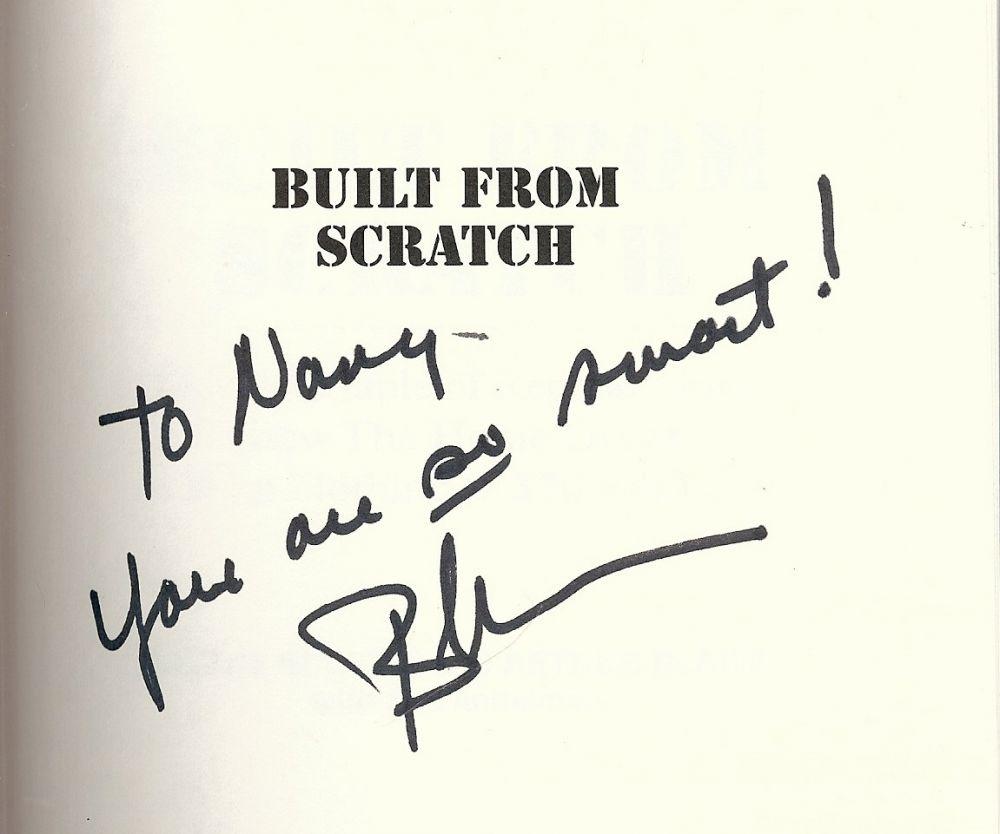 BUILT FROM SCRATCH by MARCUS, Bernie: (1999) Signed by Author(s)