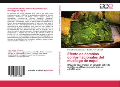 Efecto de cambios conformacionales del mucílago de nopal : (Opuntia ficus-indica) en solución sobre la resistencia al flux en membranas de ultrafiltración - Pedro Grande Villanueva