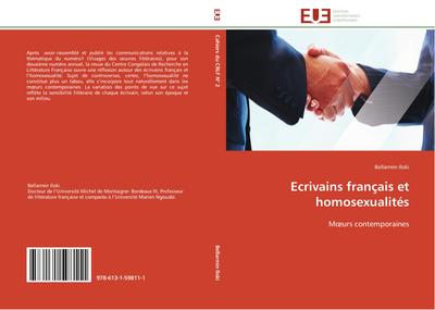 Ecrivains français et homosexualités : M¿urs contemporaines - Bellarmin Iloki