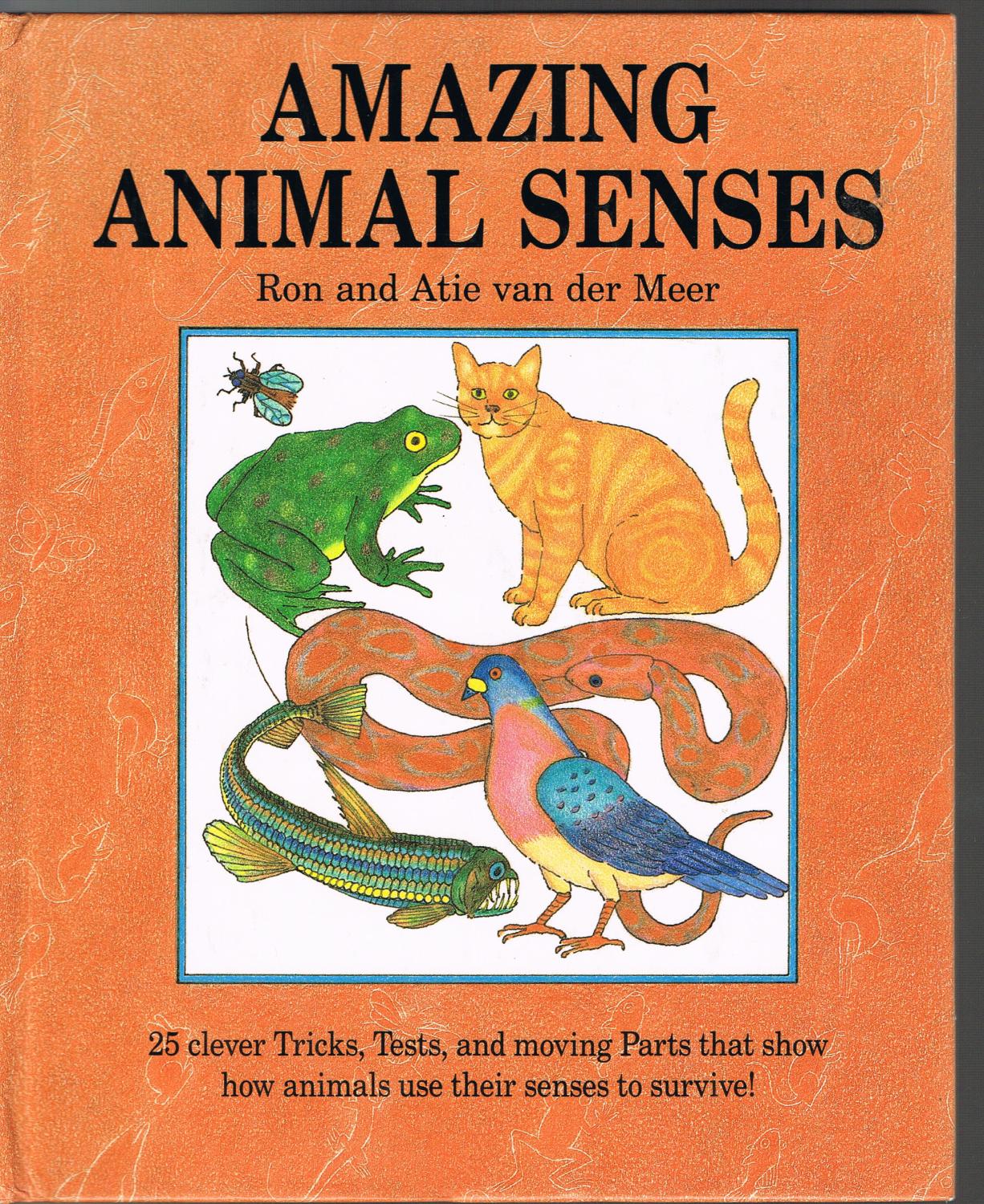 Amazing Animal Senses by VAN DER MEER, Ron & Atie: Very Good Hard Cover  (1990) First Edition. | Jenny Wren Books