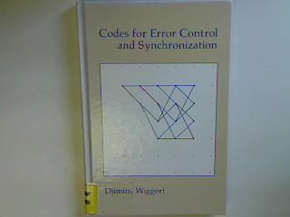 Codes for Error Control and Synchronization (Artech House Communication & Electronic Defense Library) - Wiggert, Djimitri