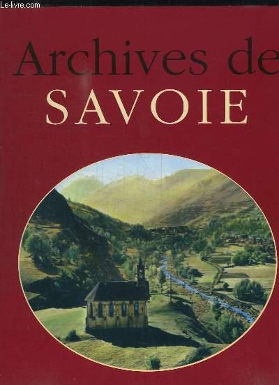 ARCHIVES DE SAVOIE. - BORGE JACQUES ET VIASNOFF NICOLAS.