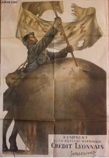 [Signé] AFFICHE PUBLICITAIRE - CREDIT LYONNAIS COLLECTIF [Bon] [Couverture souple]