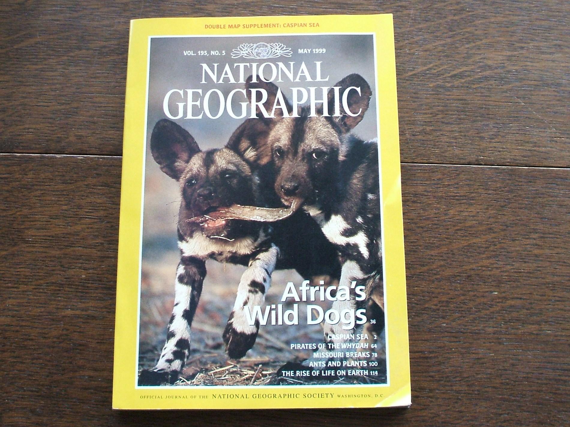 National Geographic MAP May 1999 CASPIAN SEA 