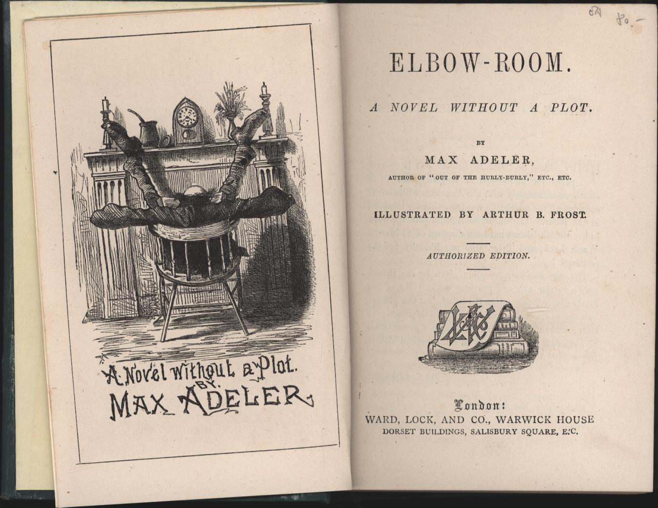 Elbow-Room,A Novel without a Plot