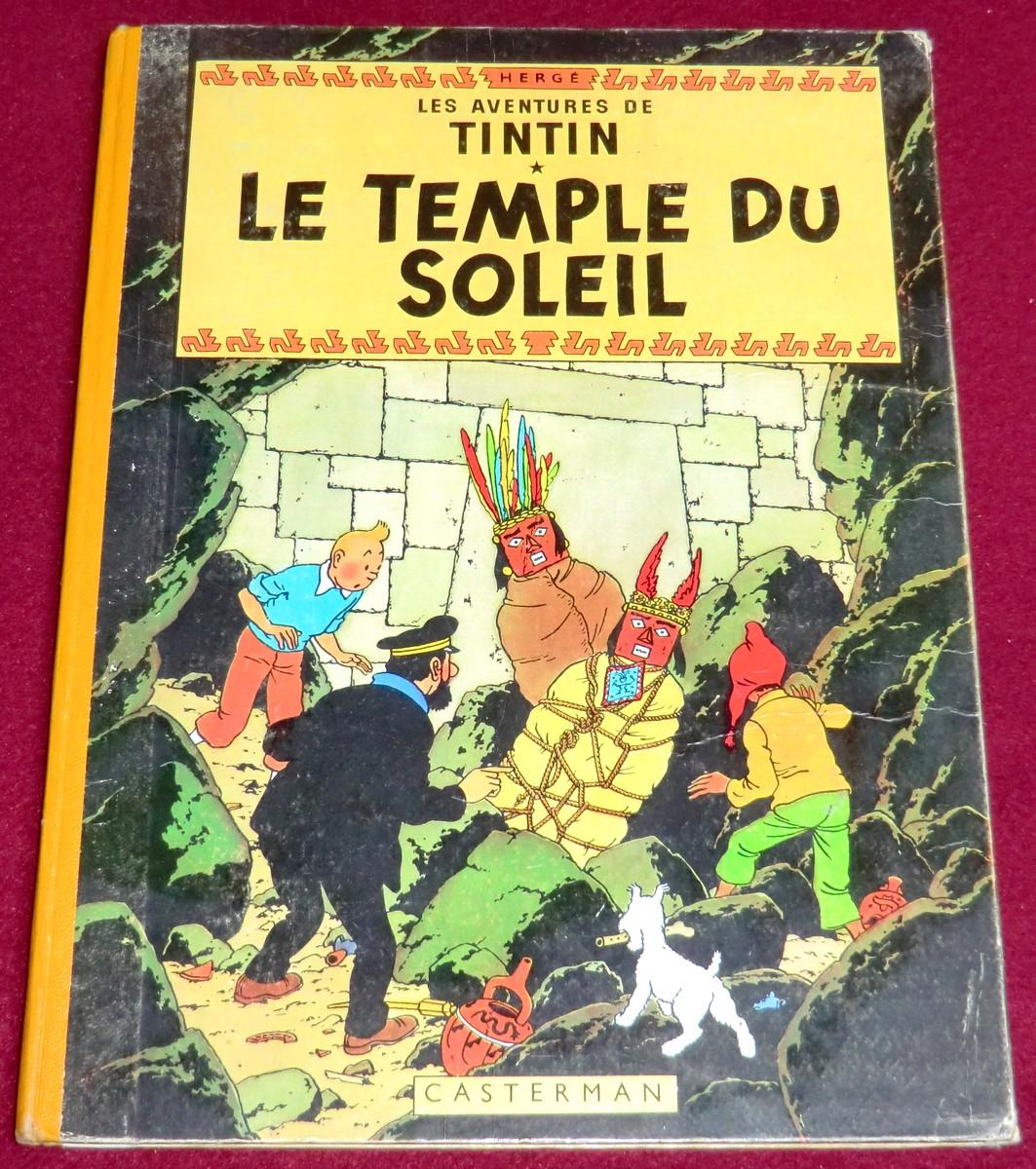 Les Aventures de Tintin - LE TEMPLE DU SOLEIL - HERGE