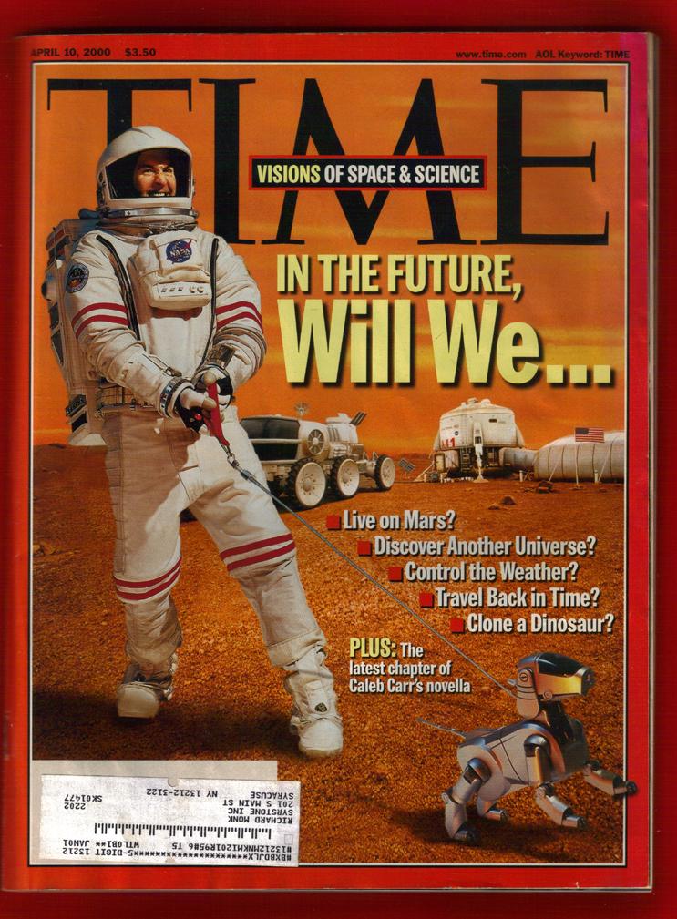 Time Magazine / April 10 2000 / "In the Future, Will We.?"; plus Caleb