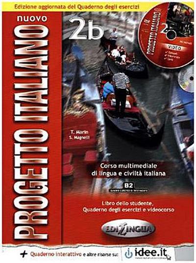Nuovo Progetto italiano Libro dello studente & Quaderno degli esercizi, m. CD-ROM und Audio-CD : Niveau B2 - Telis Marin