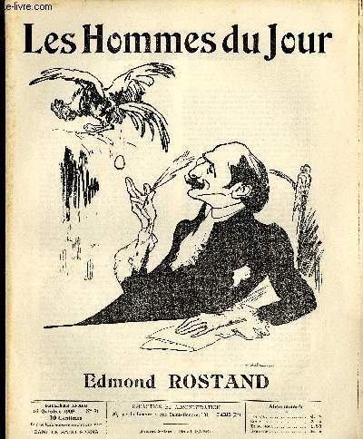 LES HOMMES DU JOUR N° 91. EDMOND ROSTAND. by Texte de FLAX, Dessin A ...