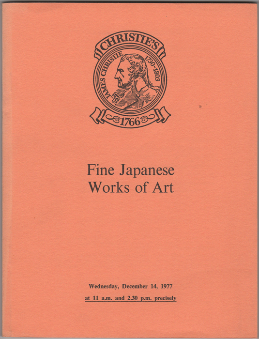 Fine Japanese Works of Art. Fine Japanese Ceramics, Lacquer, Bronzes