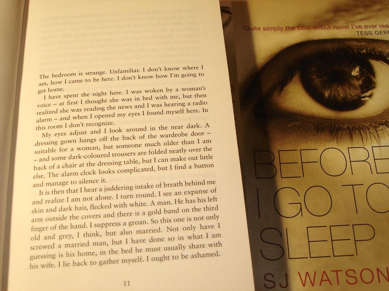 Before I Go To Sleep - Made into a movie with Nicole Kidman & Colin