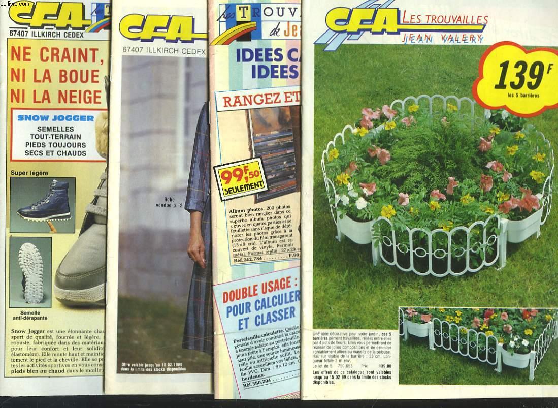 LOT DE 4 CATALOGUES DE VENTE PAR