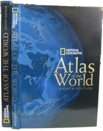 【テレビで話題】 National by Edition Eighth World the of Atlas Geographic 地図・旅行ガイド