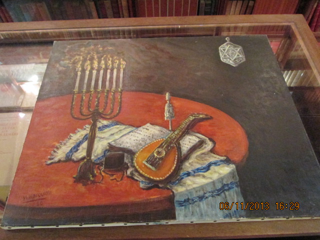 Huile sur toile. Nature morte. HAROUIMI Marcel [ ]