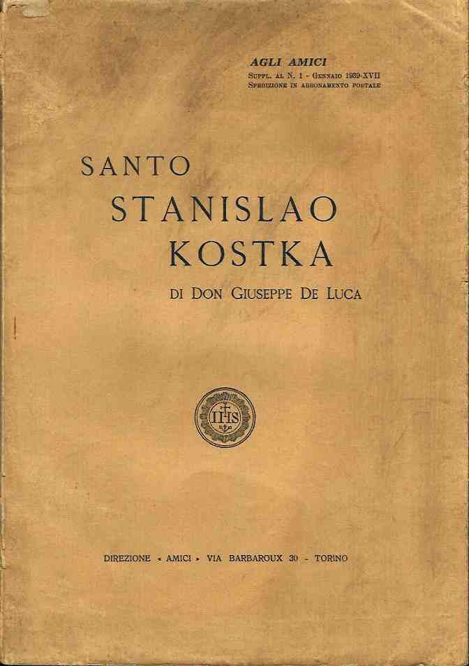 Santo Stanislao Kostka by De Luca, Don Giuseppe (1939) Laboratorio