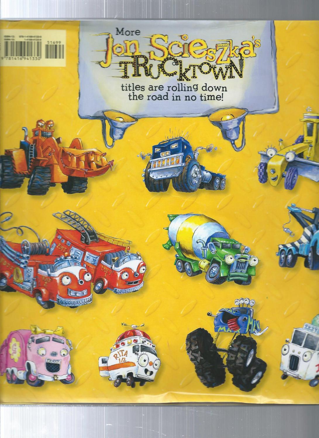 Lot of Jon Scieszka’s Trucktown MELVIN MIGHT? Smash! Crash! Hardcover Books