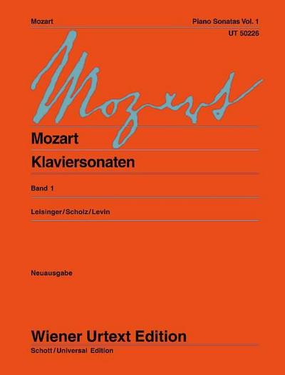 Klaviersonaten : Nach den Quellen. Band 1. Klavier. - Wolfgang Amadeus Mozart