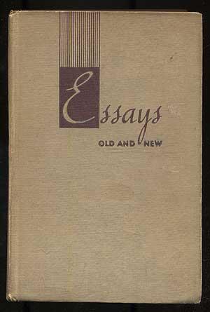 Essays Old and New - BRYANT, Margaret M.