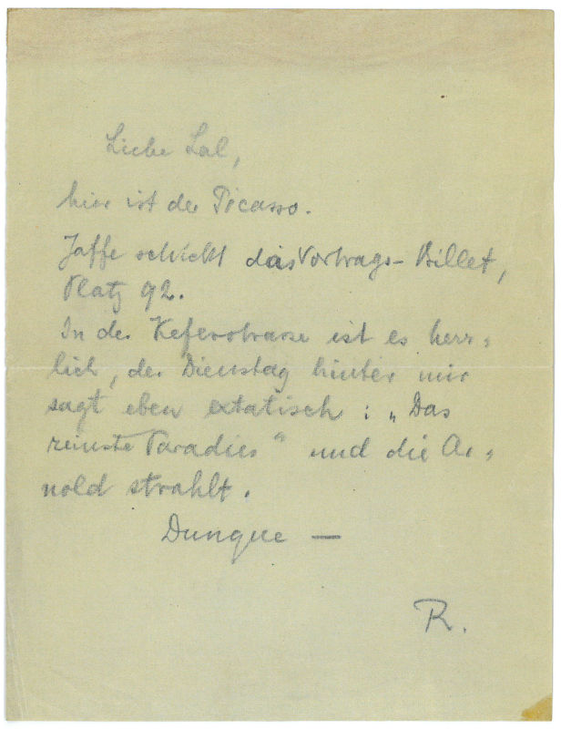 rilke letters