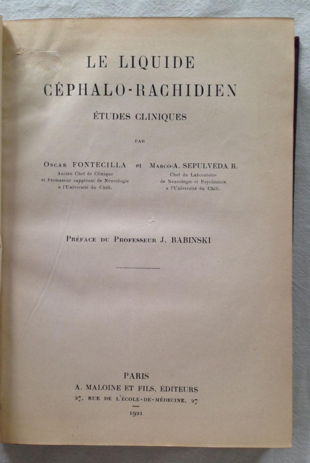 Lc Rachidien LE LIQUIDE CÉPHALO-RACHIDIEN. Études cliniques - LE LIQUIDE CÉPHALO ...