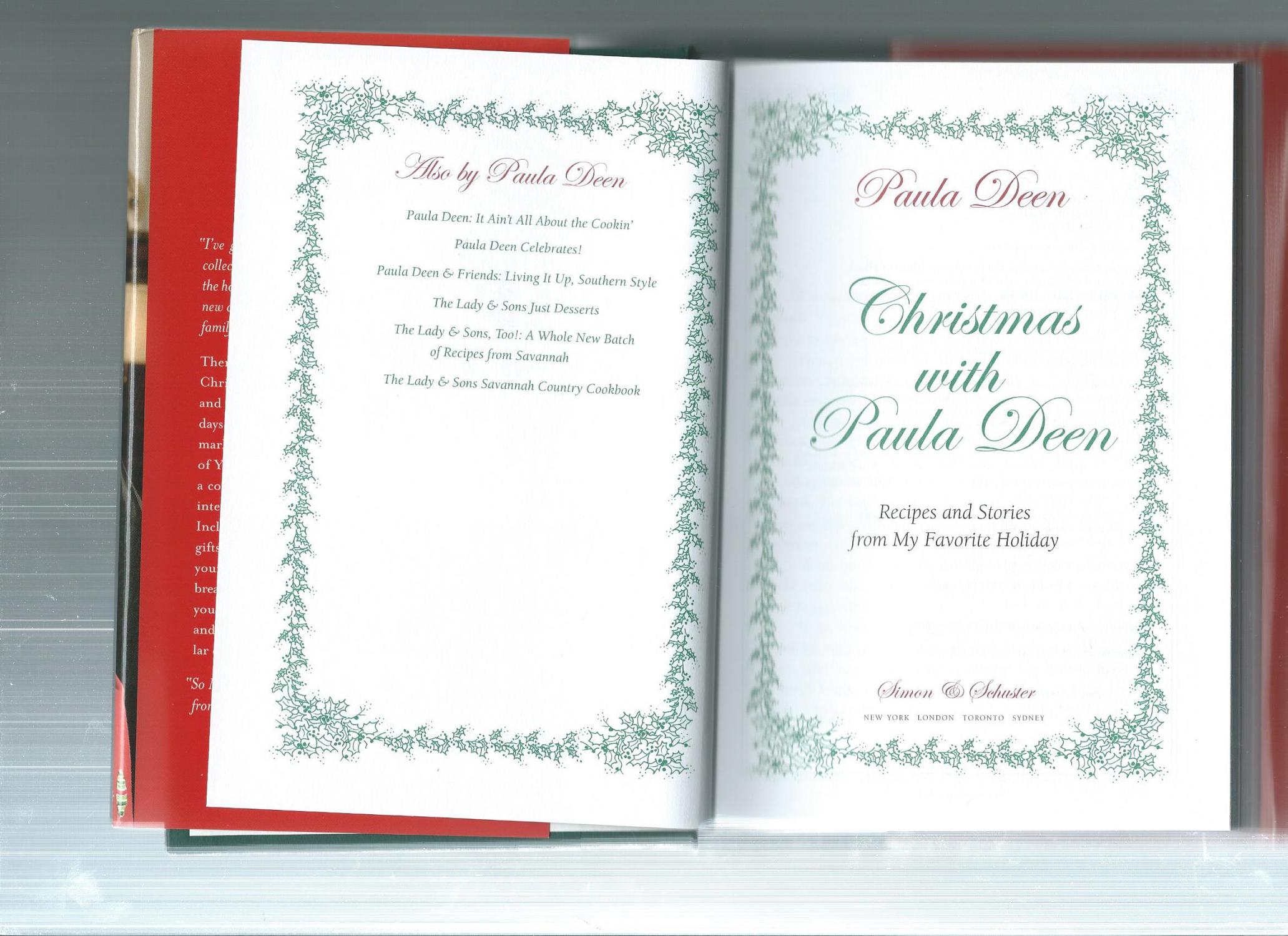 Christmas with Paula Deen: Recipes and Stories from My Favorite Holiday