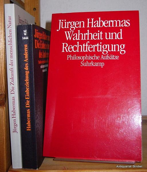 Wahrheit und Rechtfertigung. Philosophische Aufsätze. - Habermas, Jürgen.