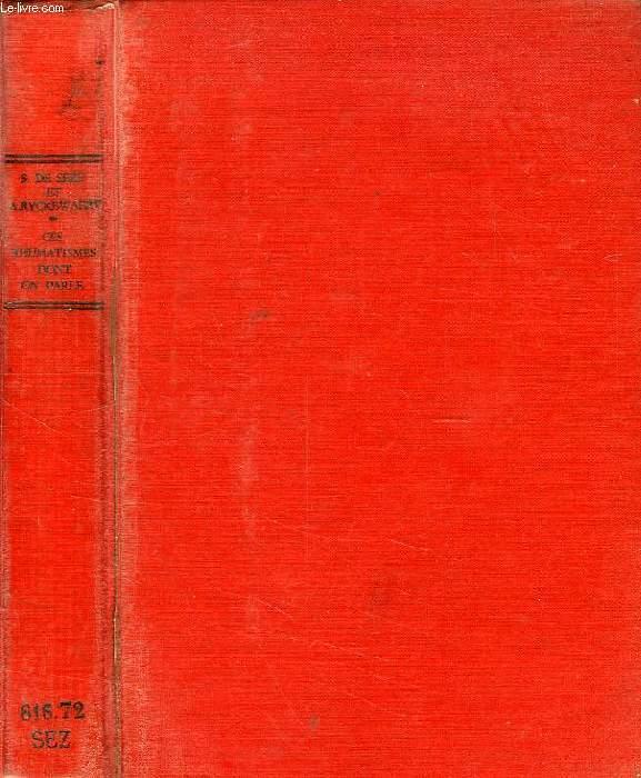 CES RHUMATISMES DONT ON PARLE SEZE S. DE, RYCKEWAERT A. [Bon] [Couverture rigide]