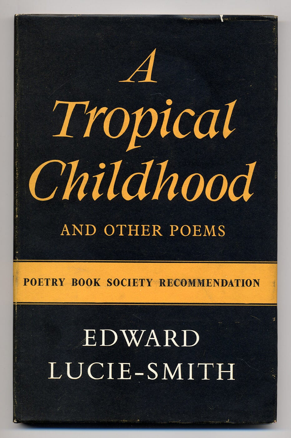 A Tropical Childhood and Other Poems by LUCIESMITH, Edward Fine