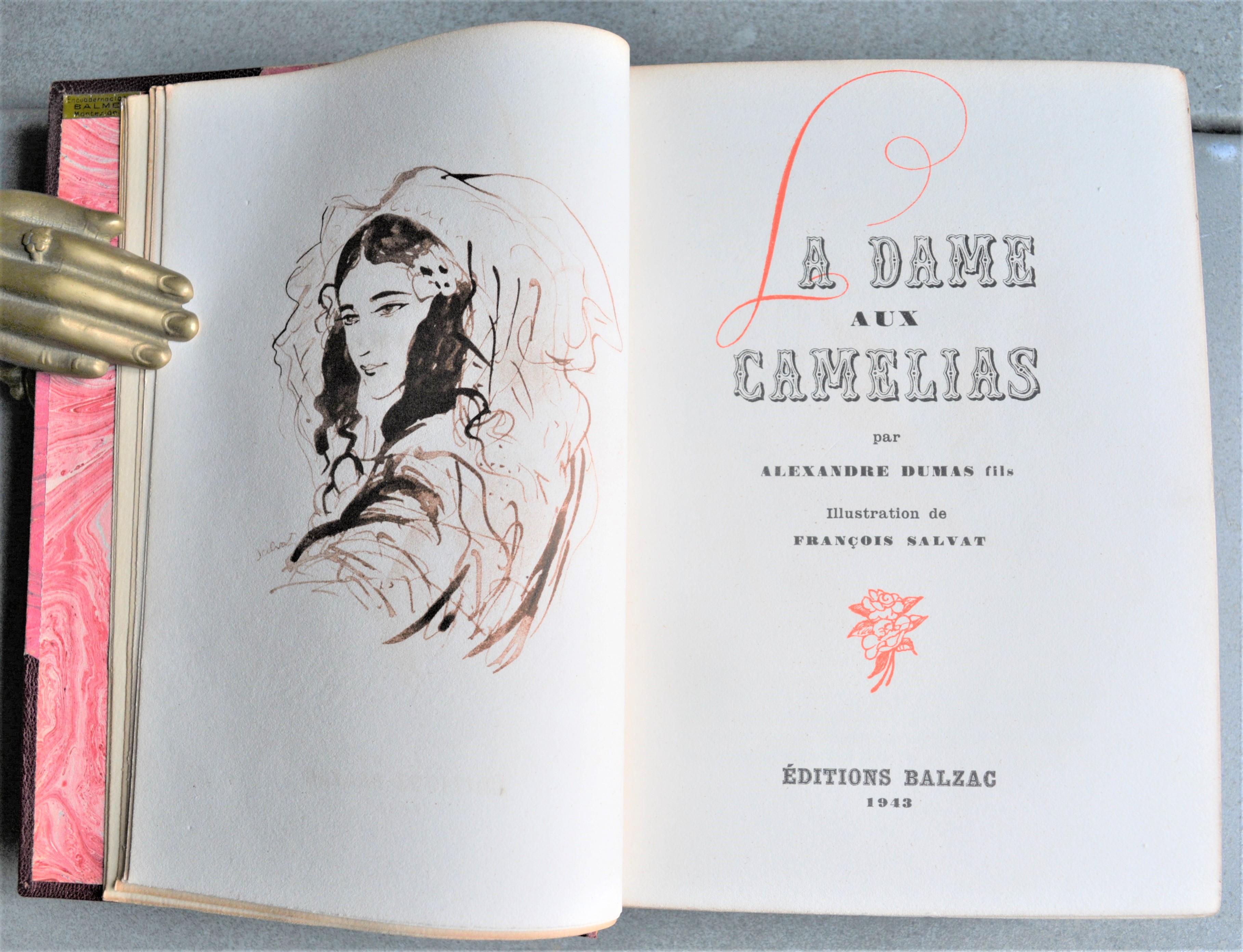 La Dame Aux Camelias. Illustration De François Salvat. by Dumas