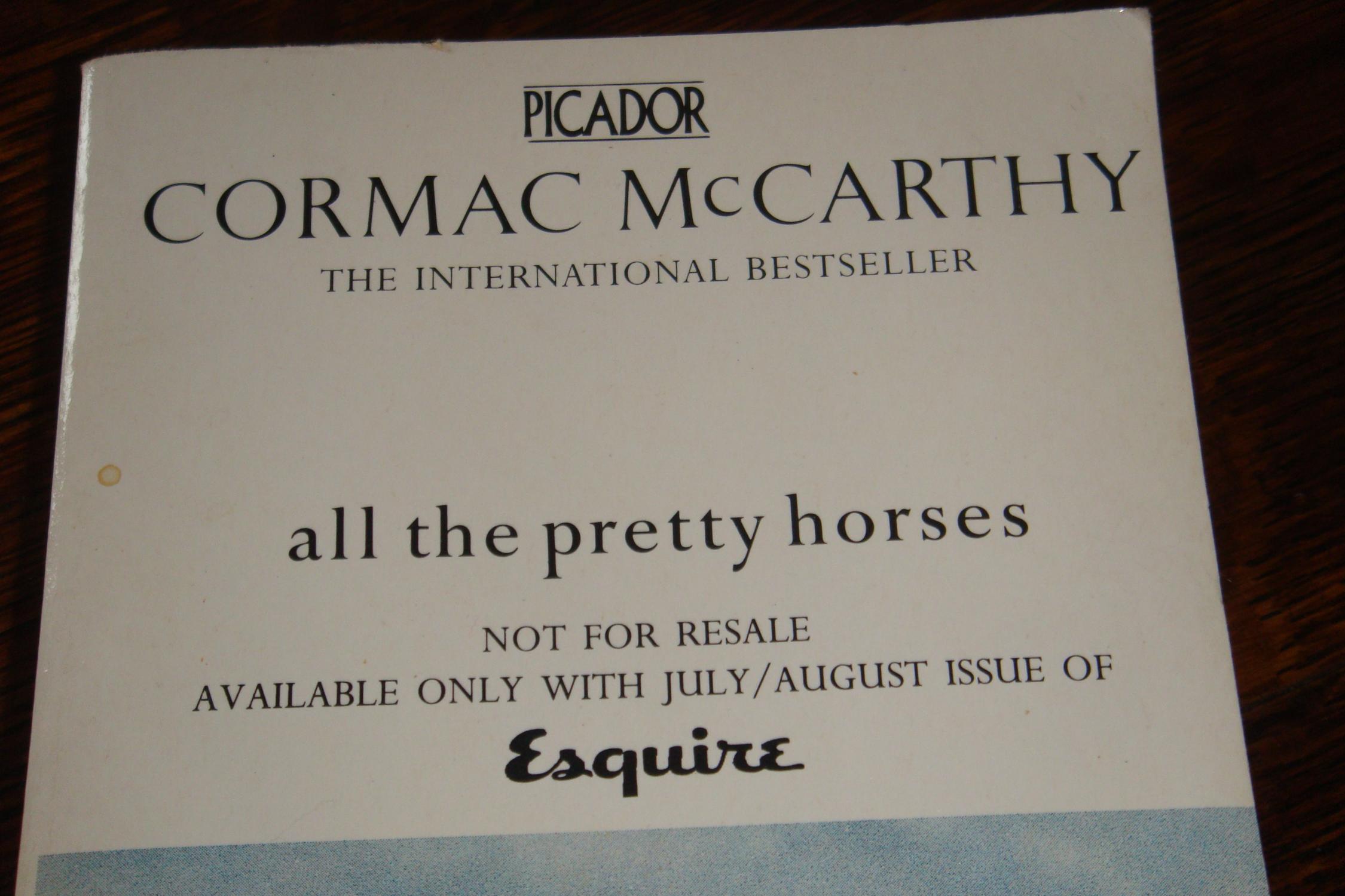 pretty horses book pretty horses book
