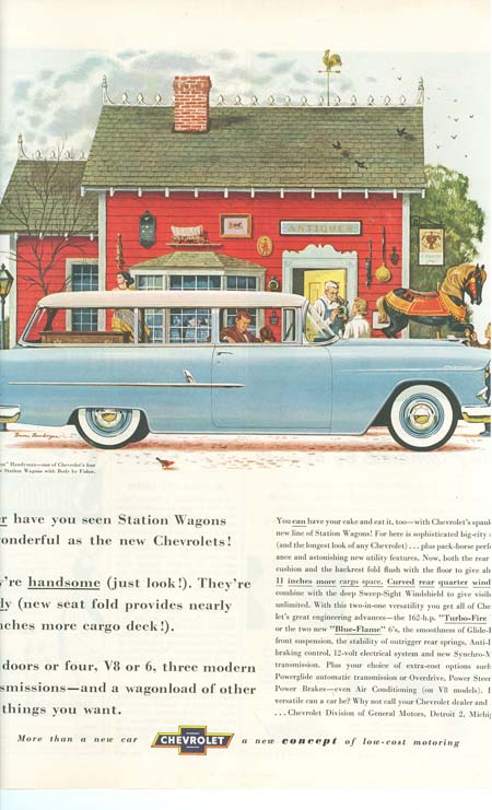 Advertisement For Chevrolet Station Wagons Never Have You Seen