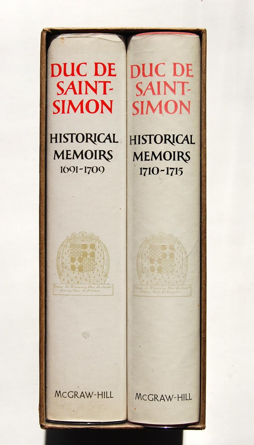 Historical Memoirs of the Duc de SaintSimon by SaintSimon, Louis de