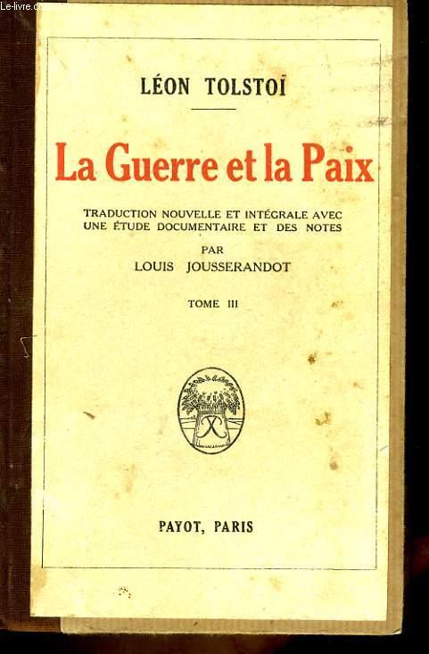 Guerre et la promo paix