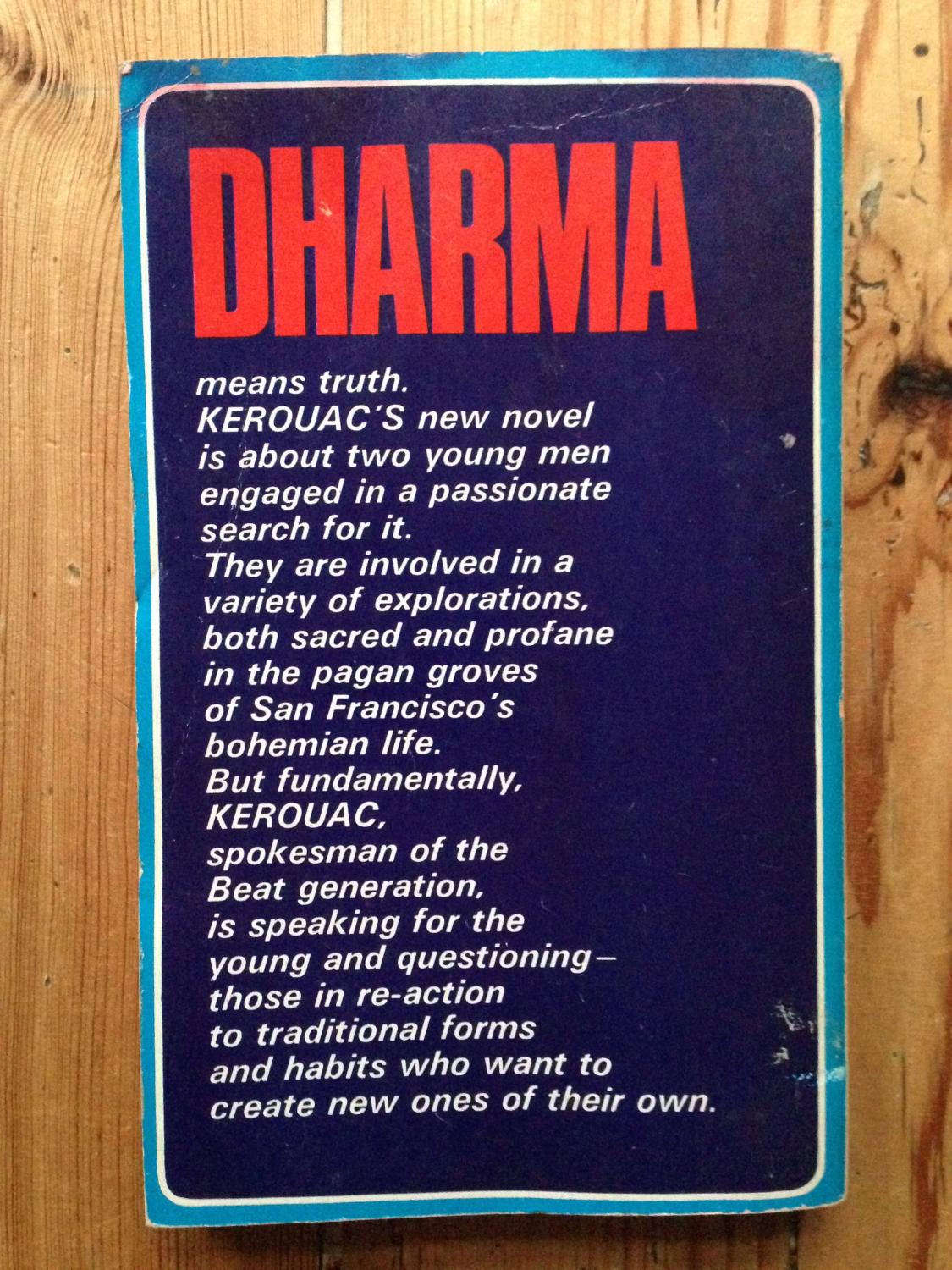 kerouac the dharma bums kerouac the dharma bums