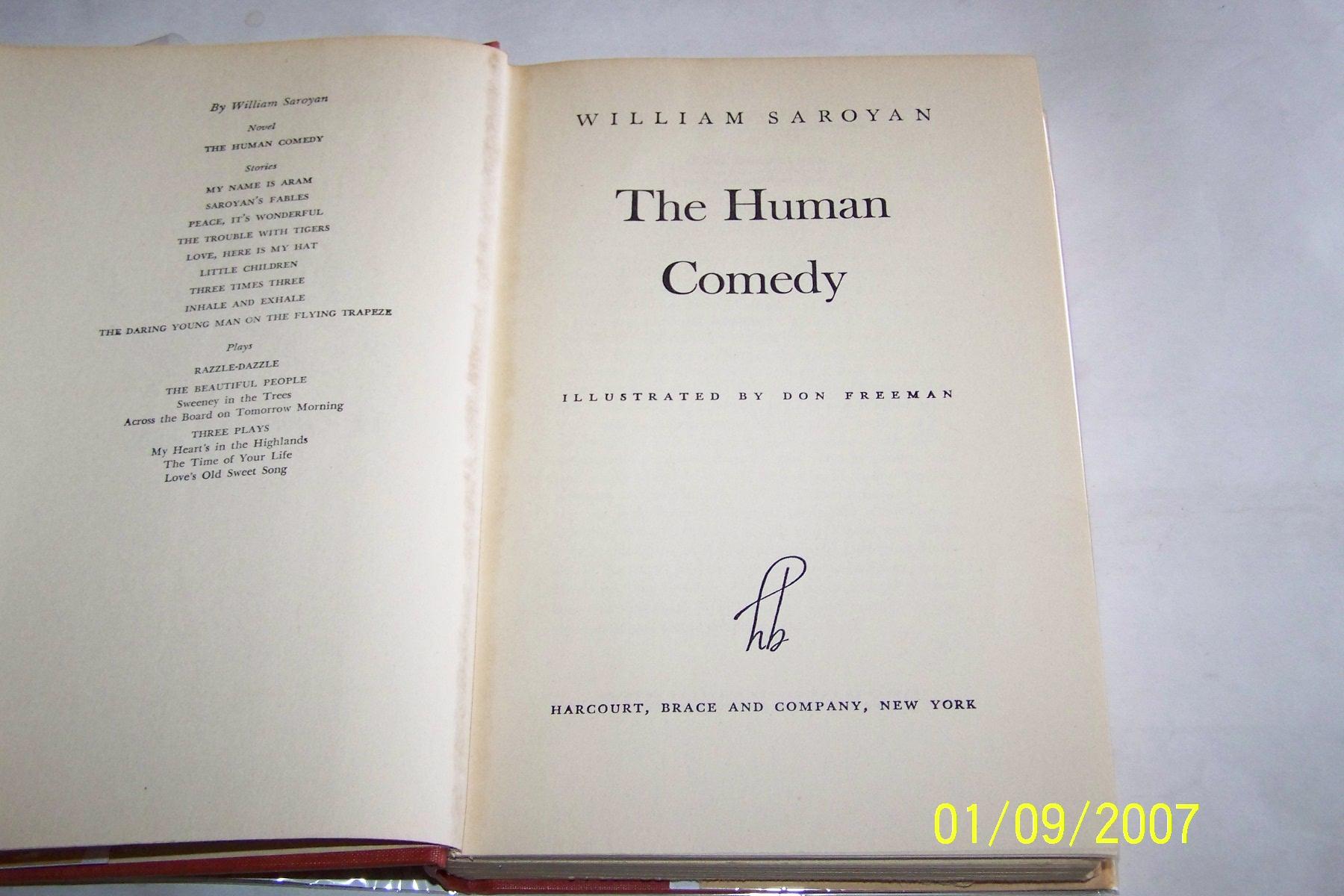 the human comedy william saroyan pdf the human comedy william saroyan pdf