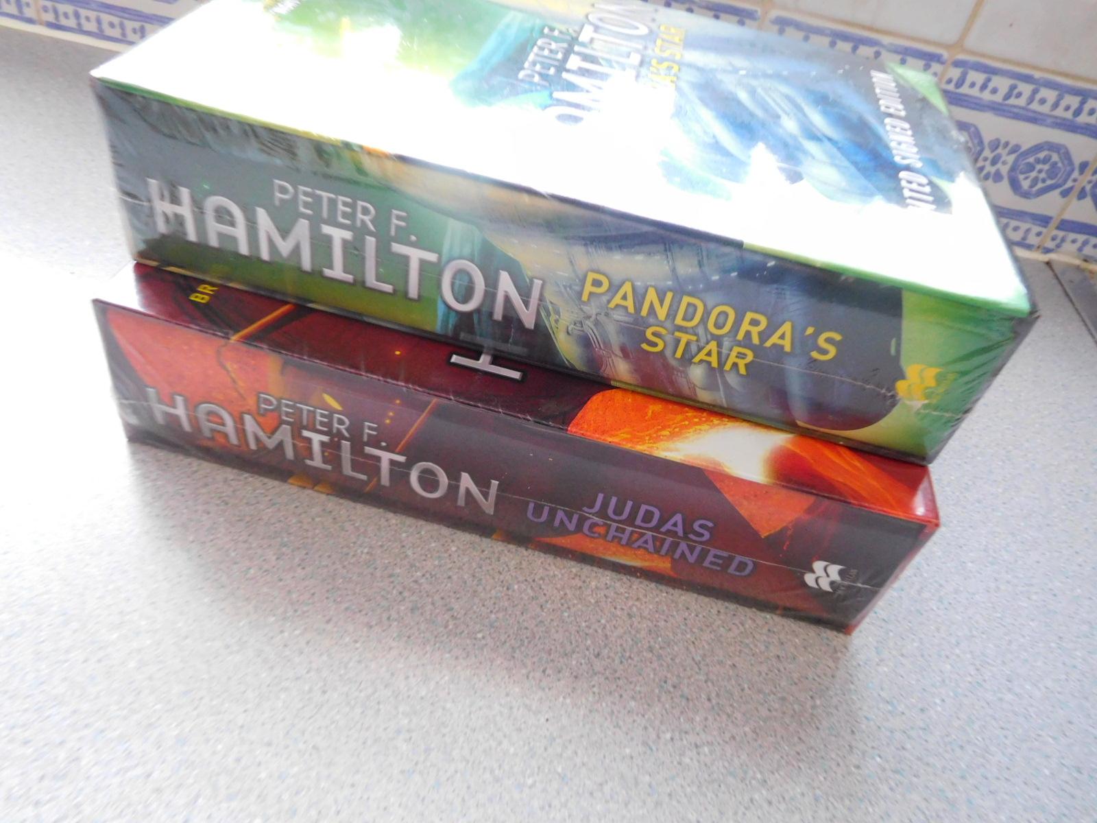 Pandoras Star & Judas Unchained by Peter F. Hamilton, Paperback,  Commonwealth Saga by Peter F. Hamilton, Paperback