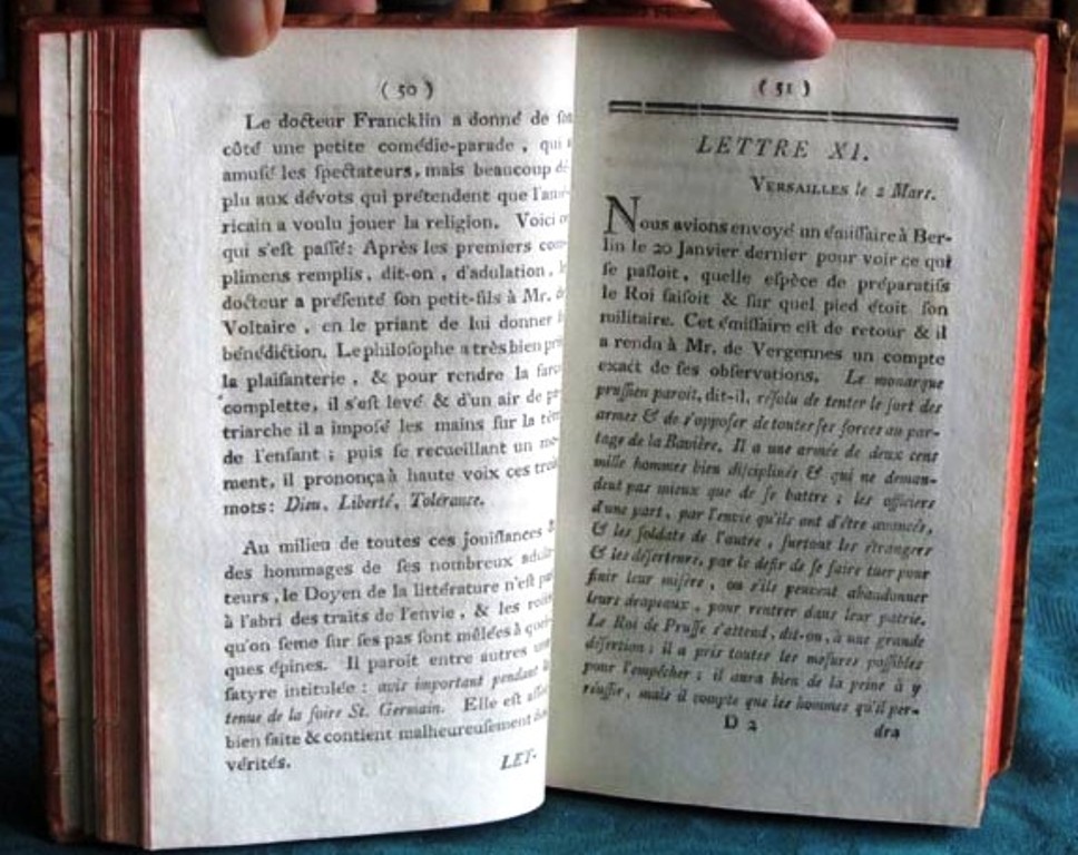 1778 lettre de turgot à price