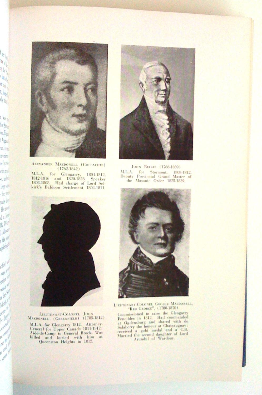 Stormont, Dundas and Glengarry. A History 1784 1945 by Harkness, John
