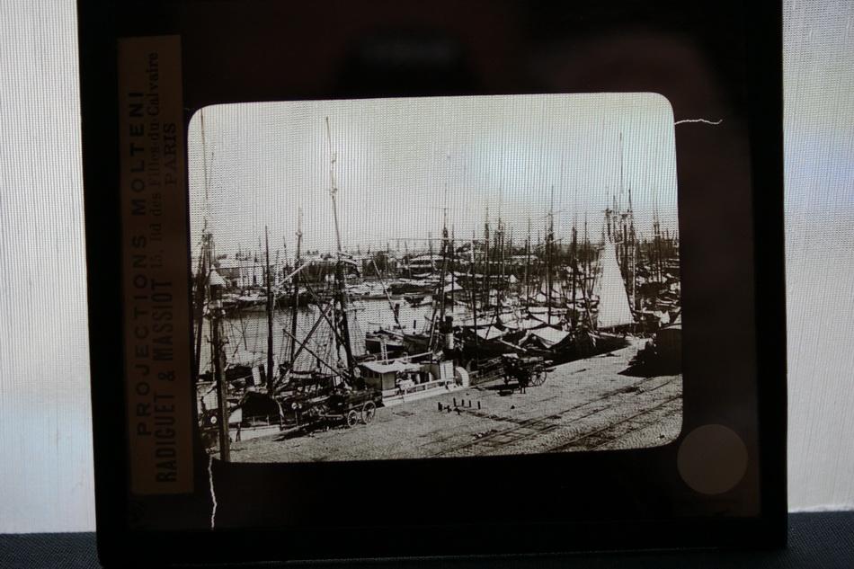 ARGENTINE LE PORT DE BUENOS AIRES PHOTO PLAQUE DE VERRE MOLTENI [Bon]