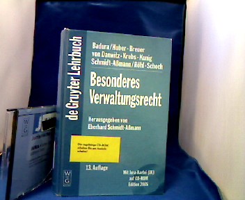 Besonderes Verwaltungsrecht. Mit Jura-Kartei auf CD-ROM. Edition 2005. - Schmidt-Aßmann (Hrsg.), Eberhard.